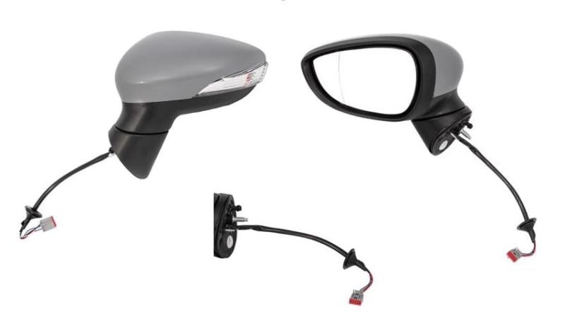 Ford Fiesta Door Mirror LH/RH 2013+ Electric - 5 Pin