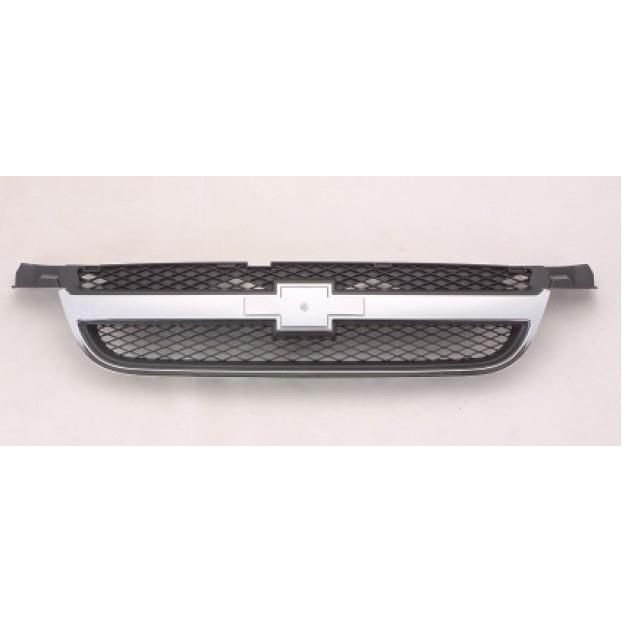Chev Aveo Grill With Chrome Moulding 206-2010