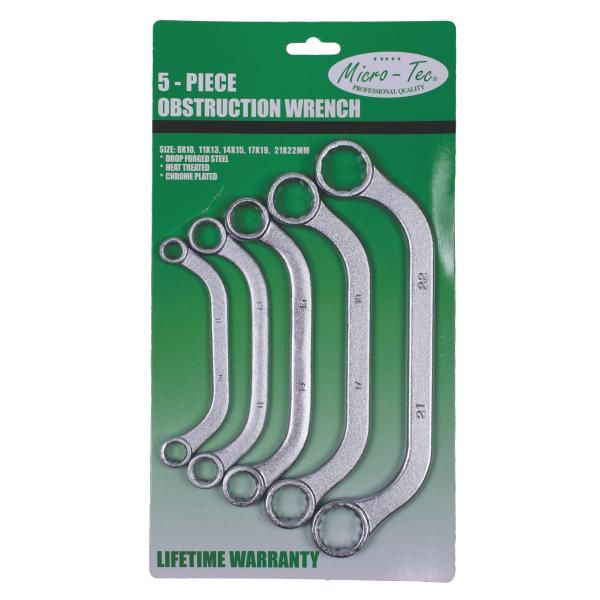 Obstruction Wrench Set - 5 Pc