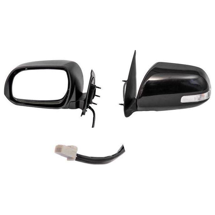 Toyota Hilux Door Mirror  LH/RH 2011-2016 - Black Electric