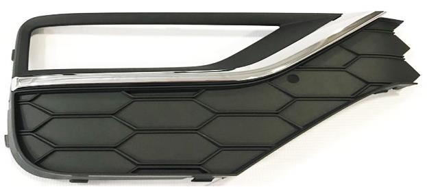 VW Amarok Bumper Grill LH/RH 2017+ With Chrome Moulding