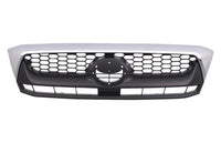Toyota Hilux Front Centre Grill - Dark Grey - 2009-2011