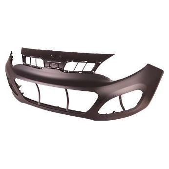 Kia Rio Front Bumper With Fog Lamp Holes 2012+
