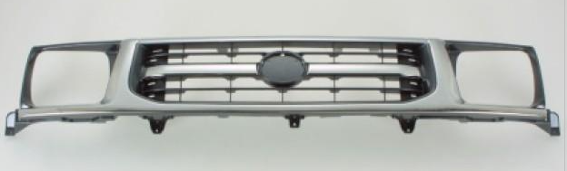 Toyota Hilux chrome grey grille 1998 to 2000