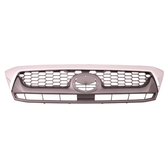 Toyota Hilux Front Centre Grill - Chrome/Black - 2009-2011