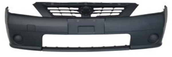 Nissan NP200 Front Bumper Without Fog Lamp Hole 2008+ (Black)