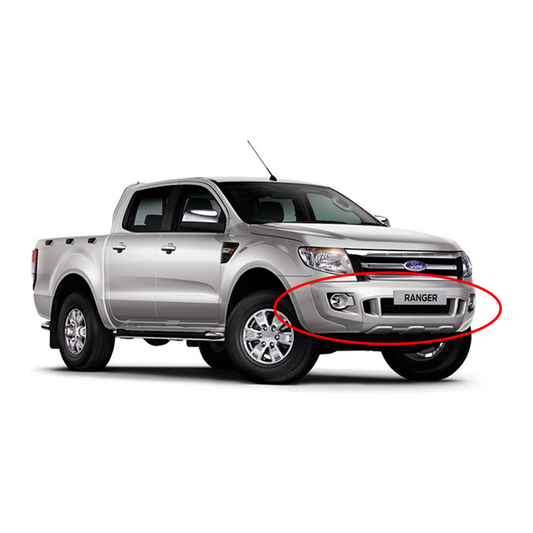 Ford Ranger Front Bumper 2012-2015 PAINTED MOONLIGHT SILVER