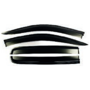 Toyota Hilux Wind Shield Set - Matt Black - 2012-2015