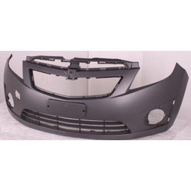 Chev Spark Front Bumper Assembly With Bumper Grille & Fog Lamp Hole 2010+