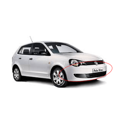VW Polo Vivo PAINTED Front Bumper With Fog Lamp Hole 2010-2015 CANDY WHITE